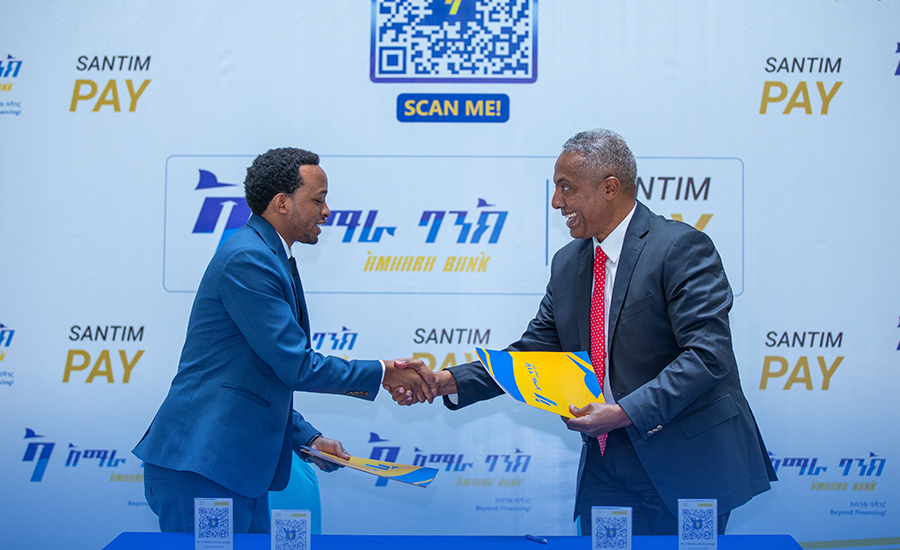 Amhara Bank Signed with SantimPay