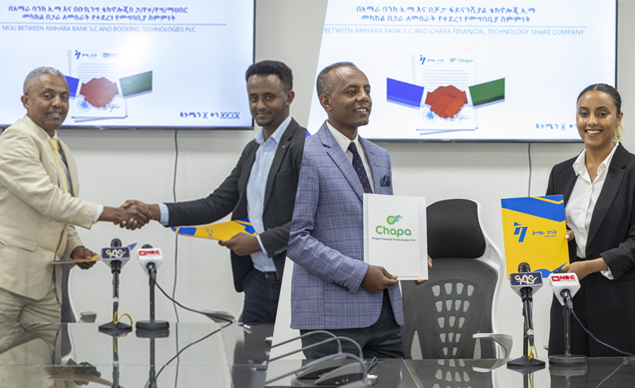 Amhara Bank Signed MOU with Fintech Companies
