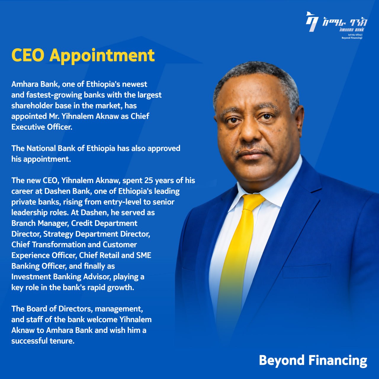 CEO Appointment